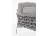 Кресло плетеное с подушками Garden Relax Pardis алюминий, роуп, олефин белый, серый Фото 9