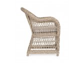 Кресло плетеное с подушкой Garden Relax Jupiter алюминий, искусственный ротанг, олефин натуральный, бежевый Фото 2