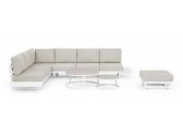 Комплект лаунж мебели Garden Relax Infinity алюминий, олефин белый, бежевый Фото 15