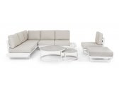 Комплект лаунж мебели Garden Relax Infinity алюминий, олефин белый, бежевый Фото 24