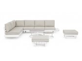 Комплект лаунж мебели Garden Relax Infinity алюминий, олефин белый, бежевый Фото 26
