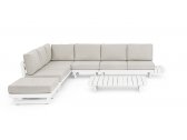 Комплект лаунж мебели Garden Relax Infinity алюминий, олефин белый, бежевый Фото 27
