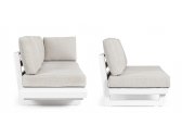 Комплект лаунж мебели Garden Relax Infinity алюминий, олефин белый, бежевый Фото 6