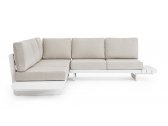Комплект лаунж мебели Garden Relax Infinity алюминий, олефин белый, бежевый Фото 3