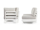 Комплект лаунж мебели Garden Relax Infinity алюминий, олефин белый, бежевый Фото 8