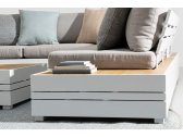 Комплект лаунж мебели Garden Relax Osten алюминий, ДПК, полиэстер белый, серый Фото 6