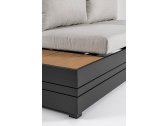 Комплект лаунж мебели Garden Relax Osten алюминий, ДПК, полиэстер антрацит, серый Фото 7