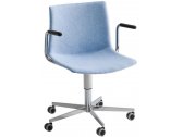 Кресло офисное с обивкой Gaber Kanvas T5R BR Front алюминий, технополимер, ткань Фото 1