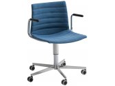 Кресло офисное с обивкой Gaber Kanvas T5R BR Full алюминий, технополимер, ткань Фото 1