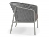 Лаунж-кресло металлическое с подушкой EMU Carousel алюминий, роуп, ткань Фото 5