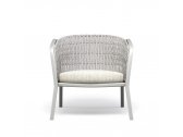 Лаунж-кресло металлическое с подушкой EMU Carousel алюминий, роуп, ткань Фото 9