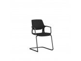 Кресло металлическое с обивкой RESA Moira металл, ткань Фото 4