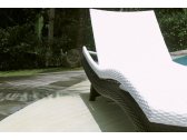 Шезлонг-лежак плетеный Tagliamento Sentosa алюминий, искусственный ротанг коричневый Фото 6