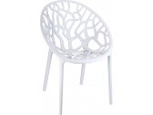 Кресло пластиковое Siesta Contract Crystal поликарбонат белый Фото 1