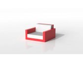 Лаунж-кресло пластиковое Vondom Pixel Basic полиэтилен, ткань Фото 13