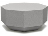 Столик кофейный каменный SNOC Gemma M полистоун серый Фото 1