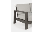Комплект металлической лаунж мебели Garden Relax Baltic алюминий, ткань серый, светло-серый Фото 8