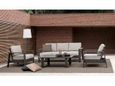 Комплект металлической лаунж мебели Garden Relax Baltic алюминий, ткань серый, светло-серый Фото 10