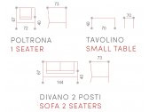 Комплект плетеной мебели Grattoni Sole алюминий, искусственный ротанг, олефин коричневый, бежевый Фото 2