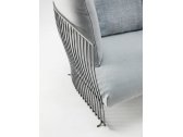 Кресло металлическое с подушками Ethimo Venexia алюминий, акрил минеральный серый, лишайник Фото 18