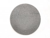 Столик кофейный каменный Ethimo Venexia алюминий, лавовый камень минеральный серый, ардезия Фото 6