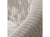 Диван плетеный с подушками Ethimo Phorma акрил, искусственный ротанг белый, слоновая кость Фото 5
