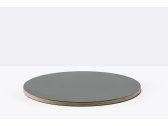 Столешница круглая PEDRALI Linoleum фанера, линолеум серый Фото 4