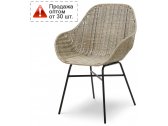 Кресло плетеное PLM Design Avari сталь, ротанг натуральный Фото 1