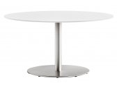 Стол ламинированный PEDRALI Inox Table нержавеющая сталь, компакт-ламинат HPL матовый стальной, белый Фото 1