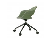 Кресло офисное с обивкой Scab Design Lady B Pop алюминий, технополимер, ткань черный, зеленый Фото 4