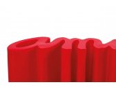 Скамья пластиковая дизайнерская SLIDE Amore Standard полиэтилен пламенный красный Фото 23