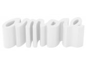 Скамья пластиковая дизайнерская SLIDE Amore Standard полиэтилен молочный белый Фото 1
