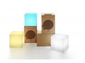 Светильник пластиковый Куб SLIDE Cubo 25 Lighting LED полиэтилен белый Фото 5