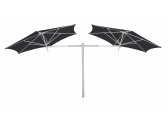 Зонт профессиональный двухкупольный Umbrosa Duo Paraflex алюминий, ткань solidum Фото 14