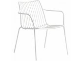 Лаунж-кресло металлическое PEDRALI Nolita сталь белый Фото 1