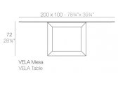 Стол ламинированный Vondom Vela Basic полиэтилен, компакт-ламинат HPL Фото 2