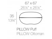 Пуф пластиковый Vondom Pillow Basic полиэтилен Фото 2