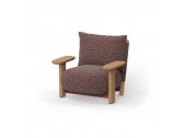 Кресло лаунж мягкое Vondom Milos ироко, ткань, полиуретан Фото 3