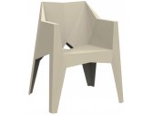 Кресло пластиковое Vondom Voxel Basic полипропилен, стекловолокно слоновая кость Фото 1