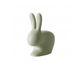 Стул пластиковый детский Qeeboo Rabbit Baby полиэтилен зеленый Фото 4