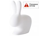 Стул пластиковый детский Qeeboo Rabbit Baby полиэтилен белый Фото 1