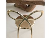 Стул пластиковый Qeeboo Ribbon Metal Finish полипропилен золотистый Фото 9