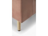 Диван модульный мягкий PEDRALI Modus 2.0 сталь, ясень, дерево, ткань беленый ясень, розовый Фото 11