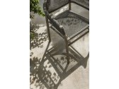 Кресло деревянное плетеное Ethimo Kilt тик, роуп мореный тик, темно-серый Фото 8