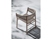 Кресло деревянное плетеное Ethimo Kilt тик, роуп мореный тик, темно-серый Фото 7