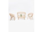 Кресло плетеное с подушками RosaDesign Coconut алюминий, искусственный ротанг, ткань натуральный, белый Фото 3