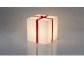 Светильник пластиковый Куб SLIDE Merry Cubo 20 Lighting полиэтилен, атлас белый, красный Фото 4