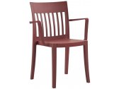 Кресло пластиковое PAPATYA Eden-K стеклопластик кирпично-красный матовый Фото 1