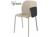 Стул пластиковый со столиком Scab Design Mentha Go Green сталь, технополимер тортора Фото 1
