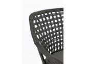 Кресло плетеное с подушкой Garden Relax Wilson тик, алюминий, искусственный ротанг, олефин натуральный, черный, серый Фото 6